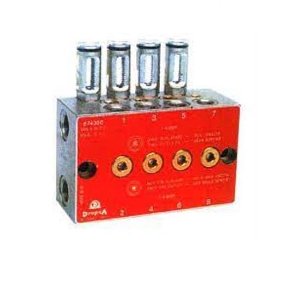 تقسیم کننده گریس تک بلوکه مدل AGG6 دروپسا ایتالیا